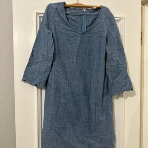 J. Crew Light Blue Denim Dress